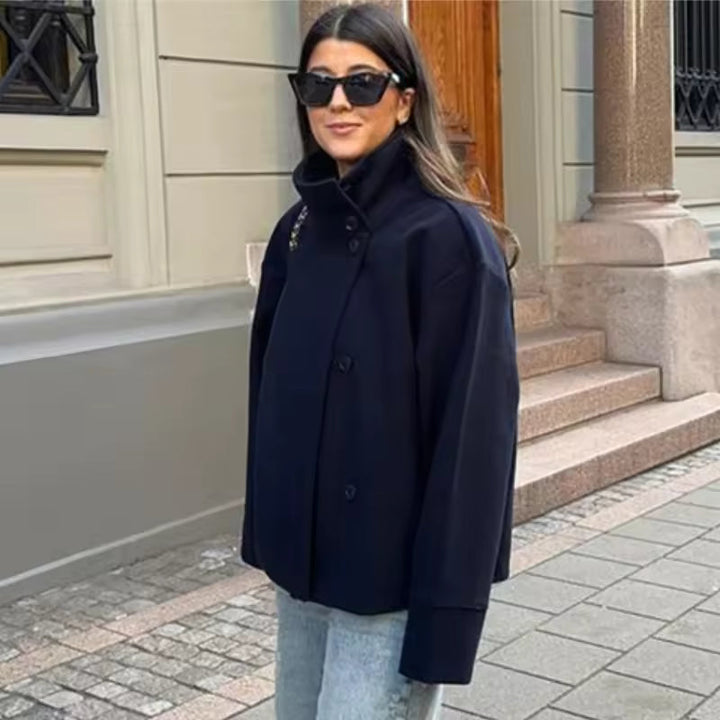 Sarah | Short Coat with Breast Detail
