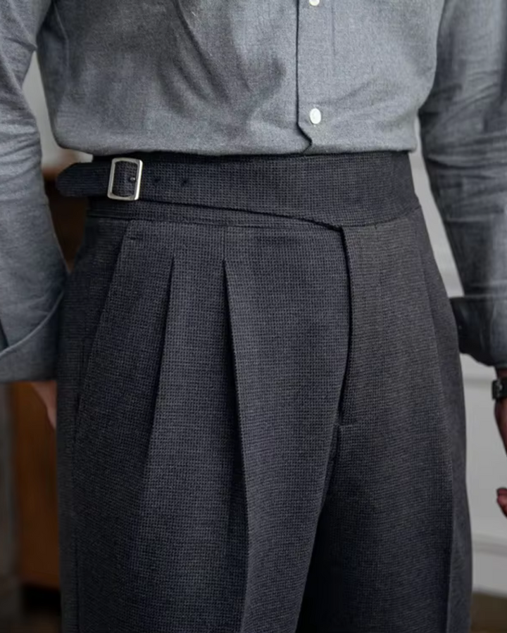 Men's Tailored Trousers Slim Fit Classic Styling Versatile Everyday Wear