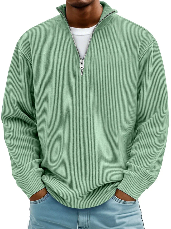 Men's Sweater Knitted Crew Neck Pullover Chic Casual Smart-Casual Layering Everyday Warm Soft Versatile Emrys