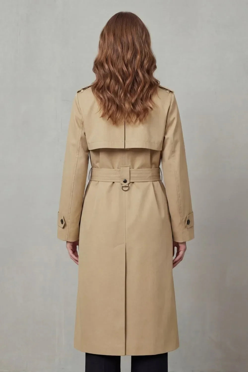Célianne | Belted Double-Breasted Trench Coat