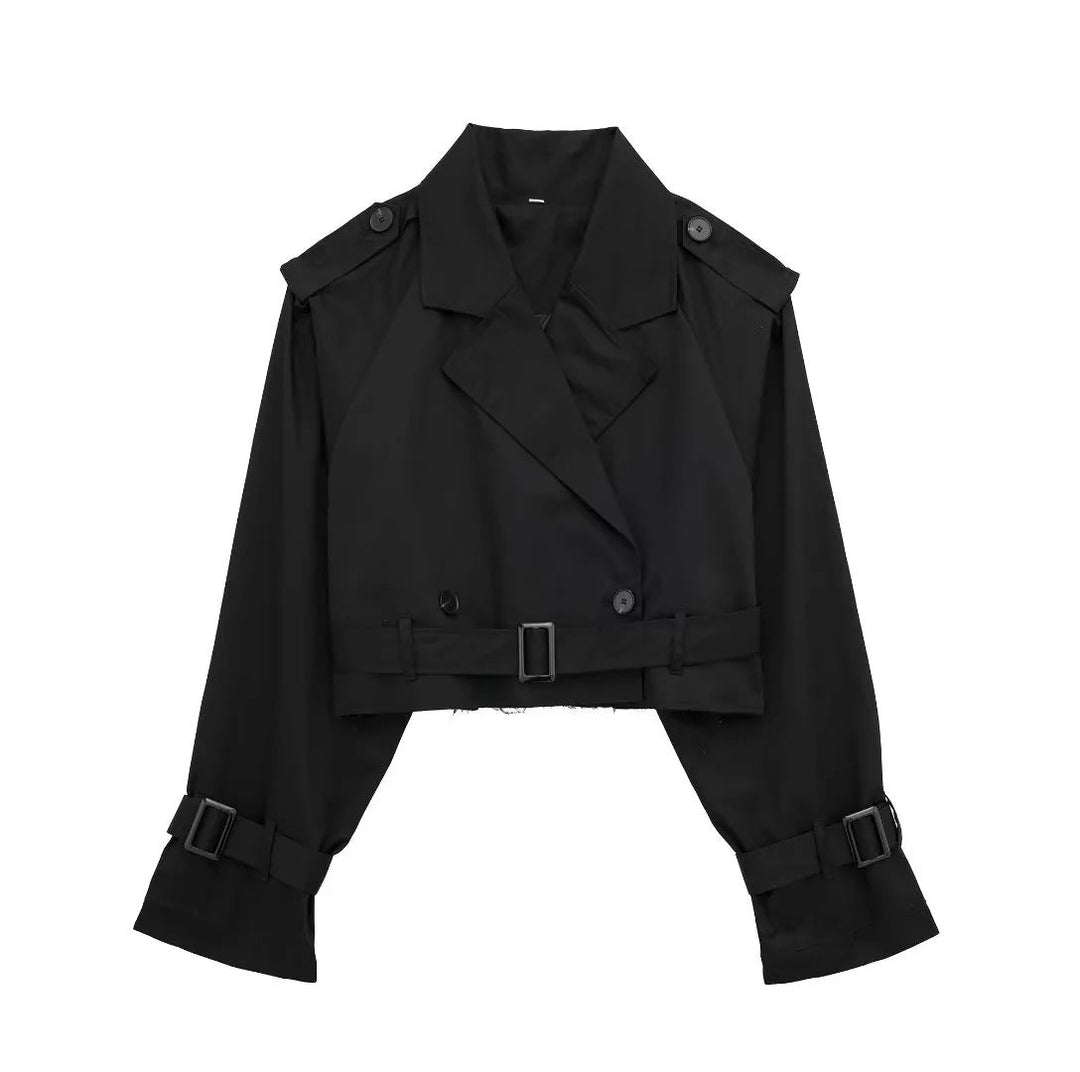 Yasmien | Women's Short Trench Coat