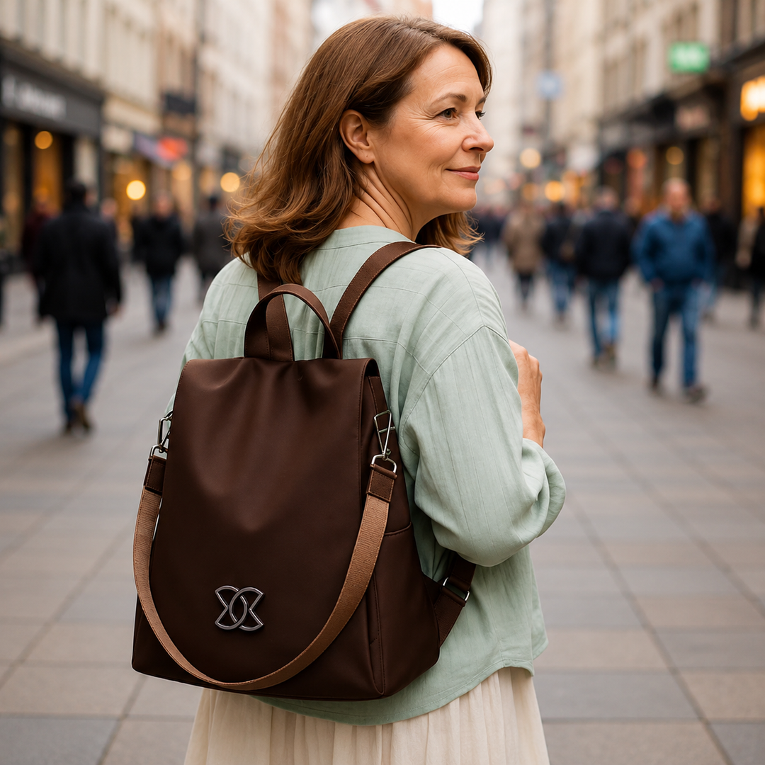 Vionelle | Secure Anti-Theft Backpack Featuring Concealed Zippers