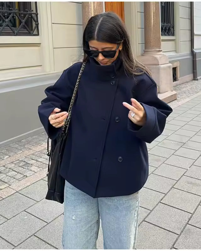Sarah | Short Coat with Breast Detail