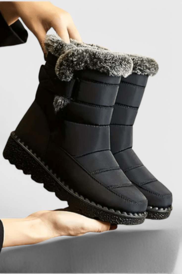 Lexi | Women's Quilted Faux Fur Winter Boot