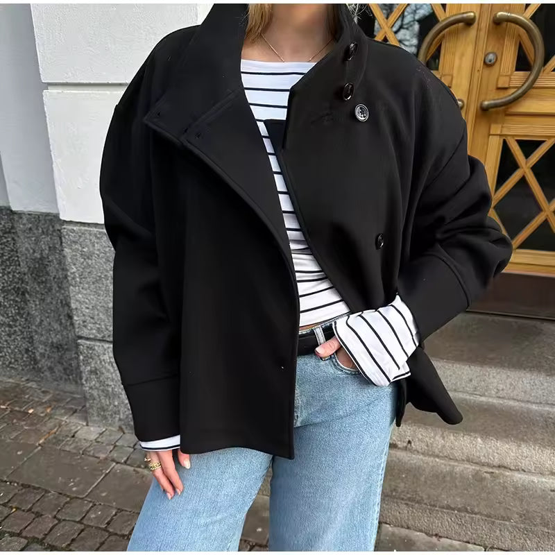 Sarah | Short Coat with Breast Detail
