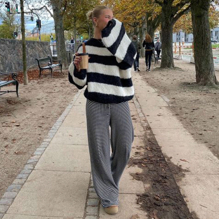 Misha | Women's Striped Lounge Pants