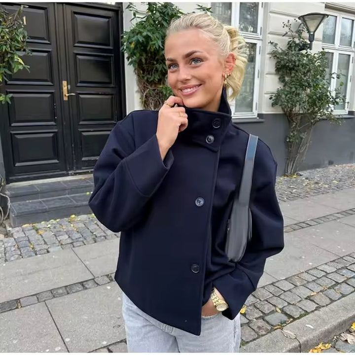 Sarah | Short Coat with Breast Detail
