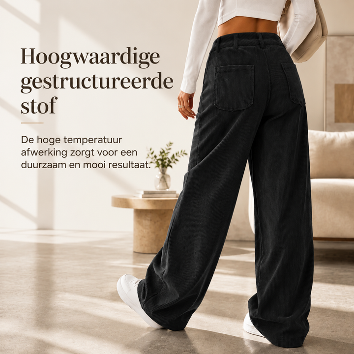 Aurevina | Chic Wide-Leg Trousers with Convenient Pockets