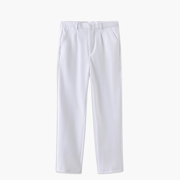 Men's Fitted Trousers Tailored Style Smart-Casual Office Wear