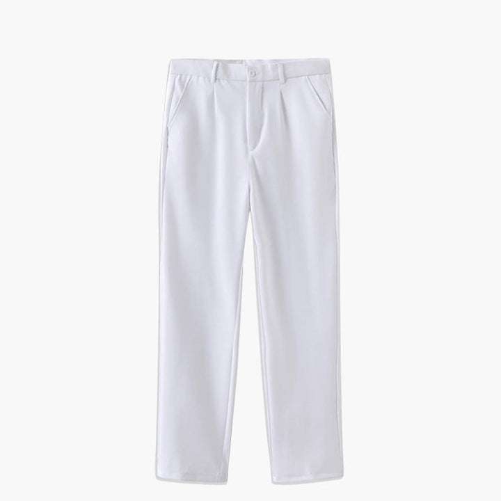 Men's Fitted Trousers Tailored Style Smart-Casual Office Wear