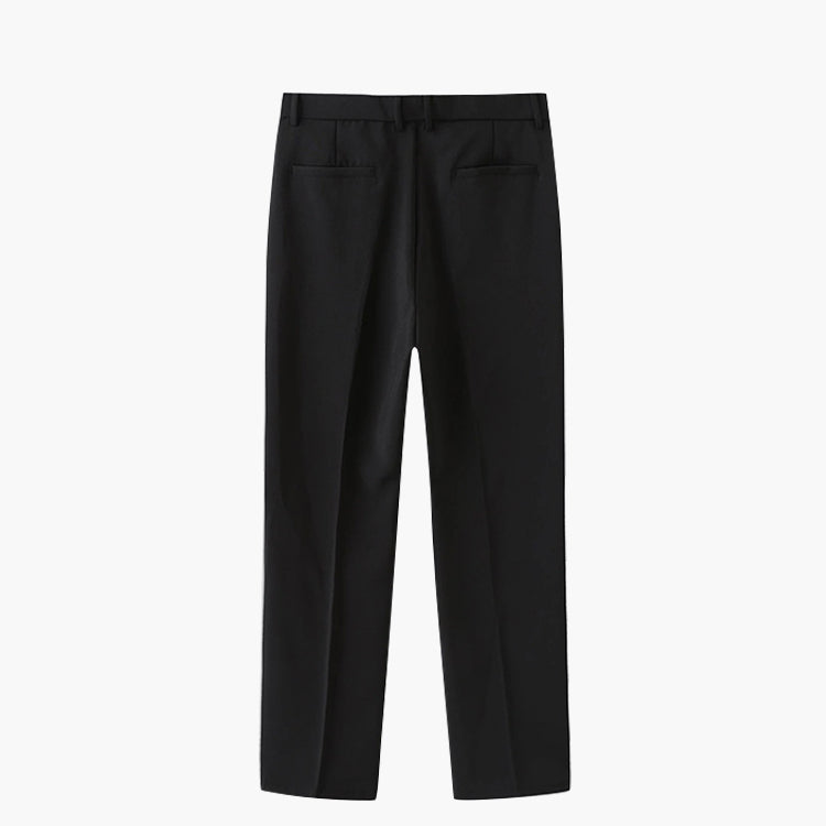 Men's Fitted Trousers Tailored Style Smart-Casual Office Wear