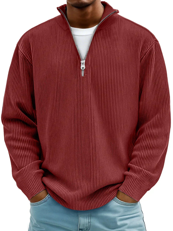 Men's Sweater Knitted Crew Neck Pullover Chic Casual Smart-Casual Layering Everyday Warm Soft Versatile Emrys