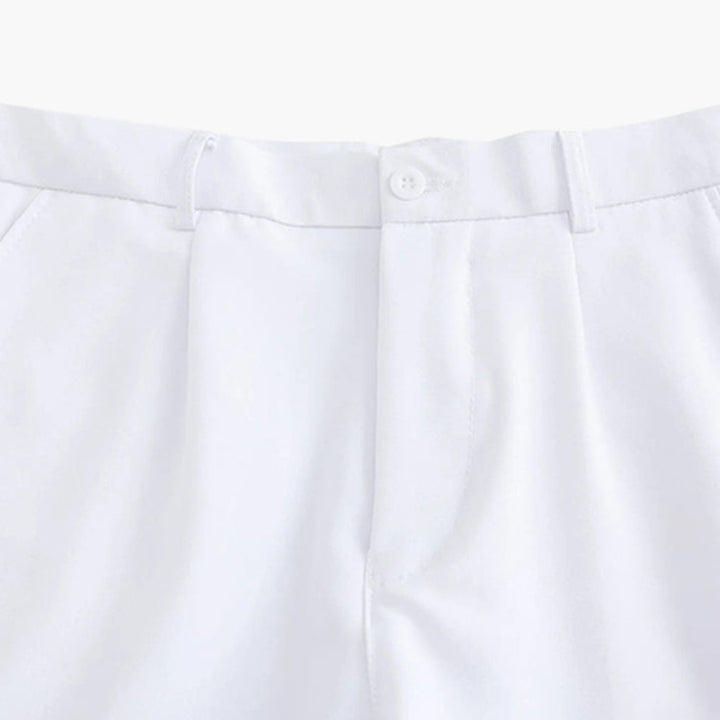Men's Fitted Trousers Tailored Style Smart-Casual Office Wear