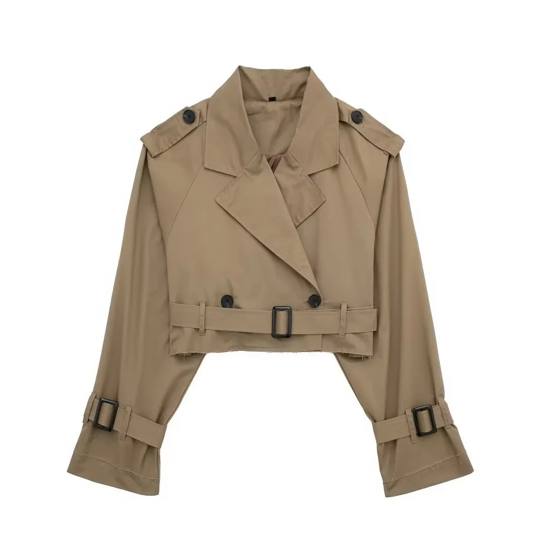 Yasmien | Women's Short Trench Coat