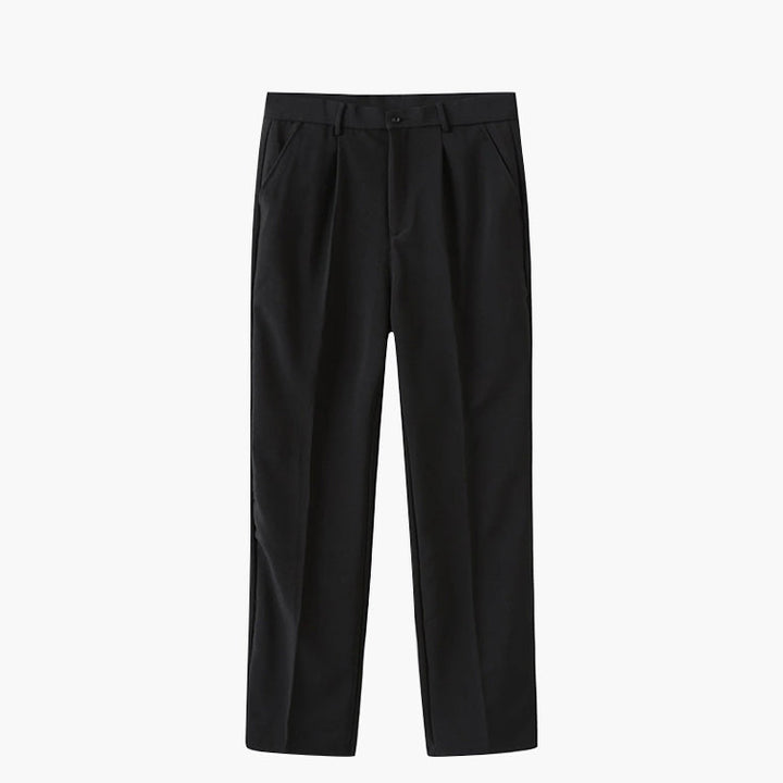 Men's Fitted Trousers Tailored Style Smart-Casual Office Wear
