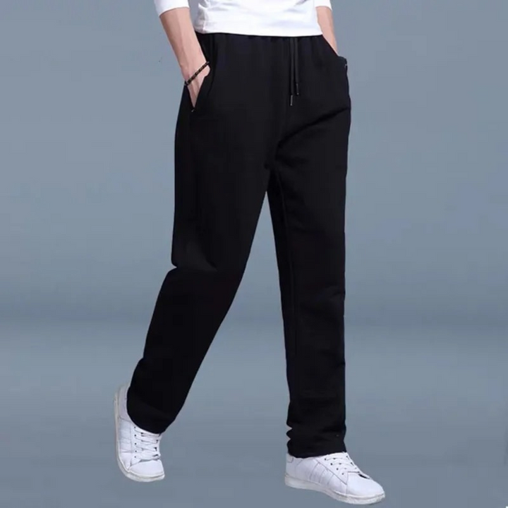 Men's Jogging Pants Elastic Waist Straight Leg Drawstring Tapered Casual Sport Loungewear Everyday Ryker