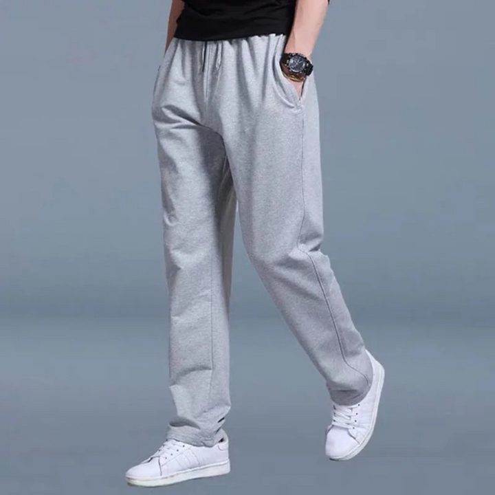 Men's Jogging Pants Elastic Waist Straight Leg Drawstring Tapered Casual Sport Loungewear Everyday Ryker