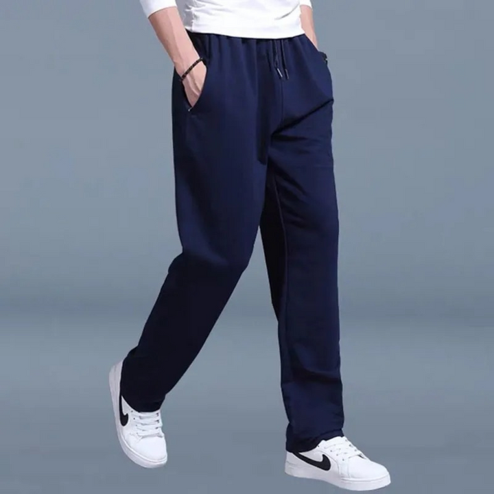 Men's Jogging Pants Elastic Waist Straight Leg Drawstring Tapered Casual Sport Loungewear Everyday Ryker
