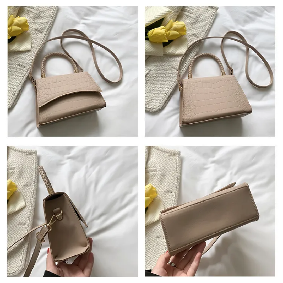 Cibelle | PU Leather Handbag Featuring a Crossbody Strap