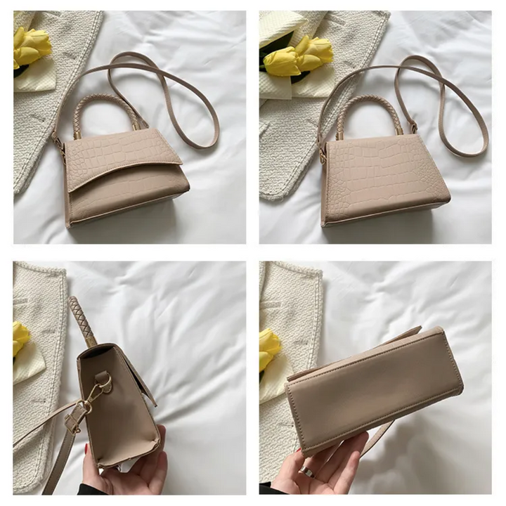 Cibelle | PU Leather Handbag Featuring a Crossbody Strap