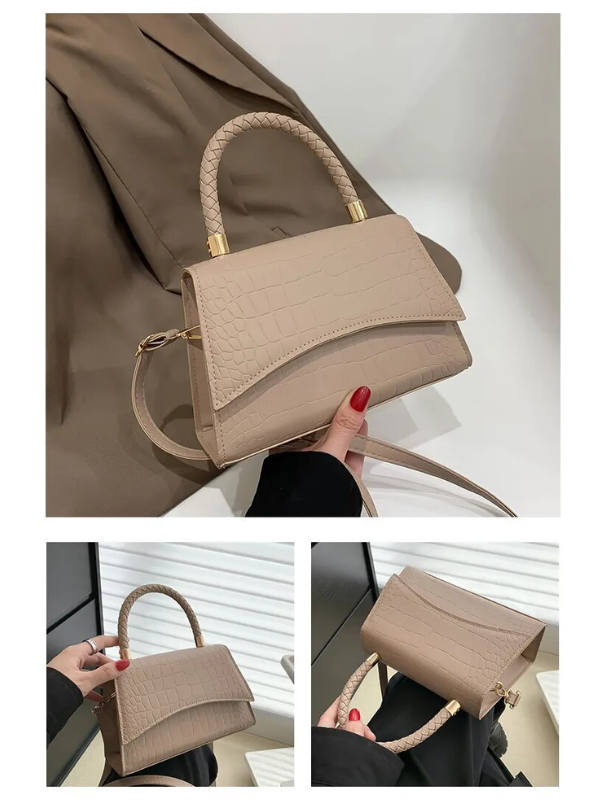 Cibelle | PU Leather Handbag Featuring a Crossbody Strap