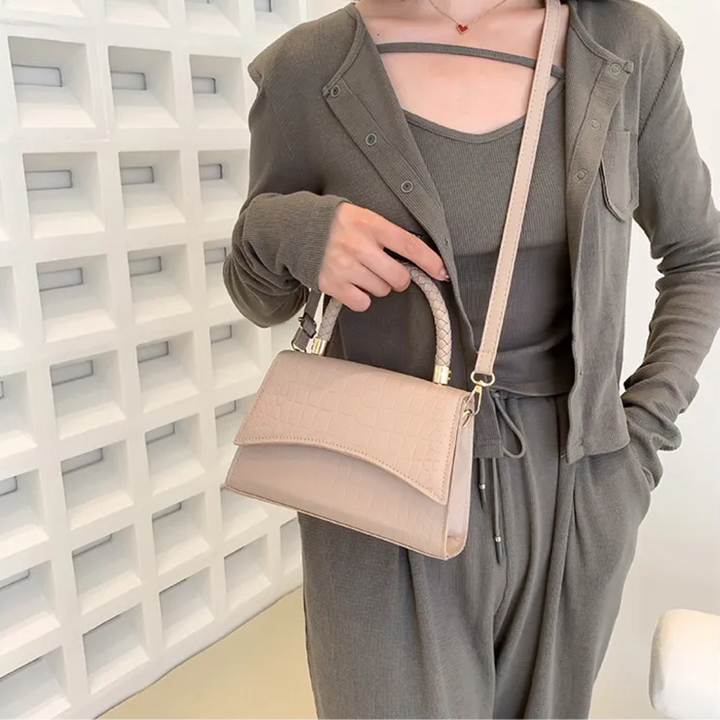 Cibelle | PU Leather Handbag Featuring a Crossbody Strap