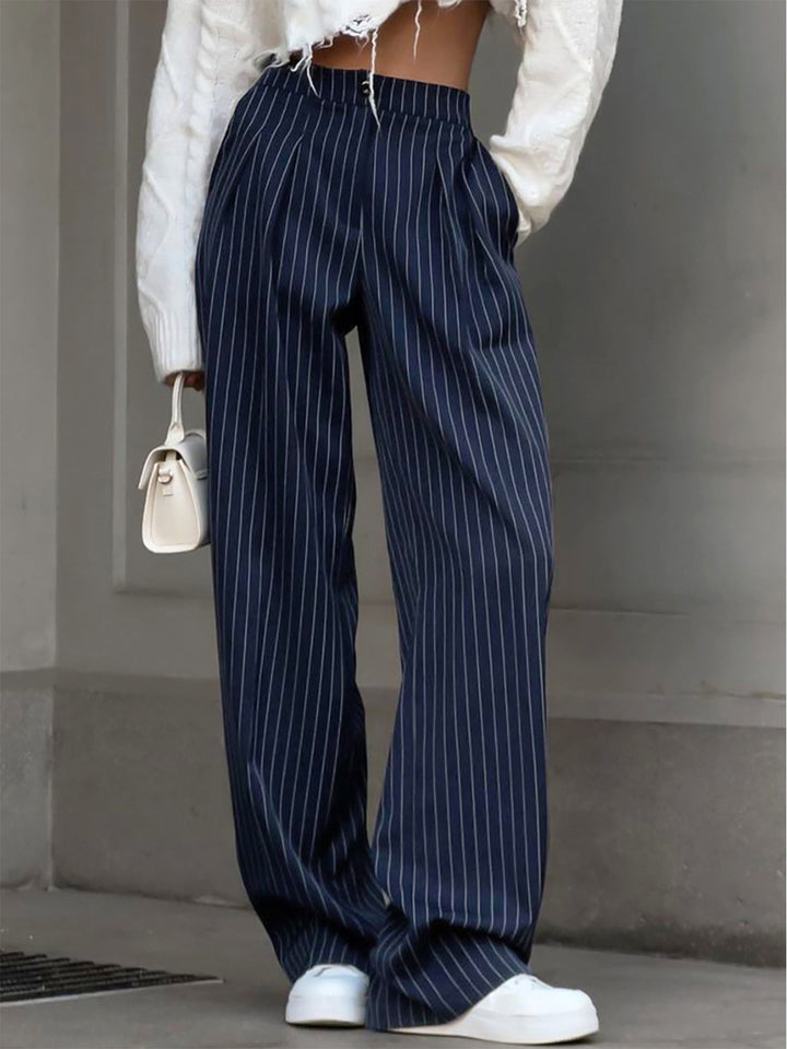 Aster | Women's Striped Wide-Leg Pants