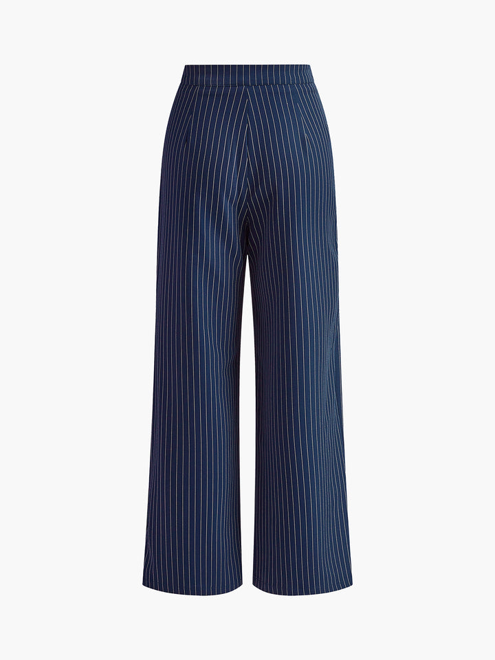 Aster | Women's Striped Wide-Leg Pants
