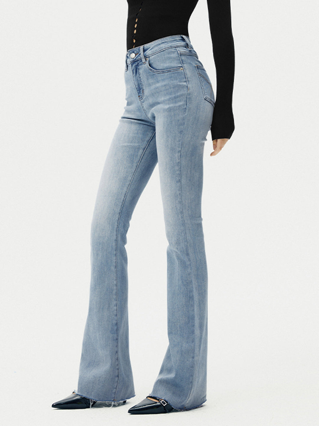 Milaine | Women's High-Waisted Bootcut Jeans