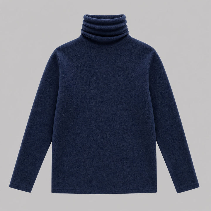 Women's Tailored Roll Neck Cashmere Blend Sweater – Office Style – BN