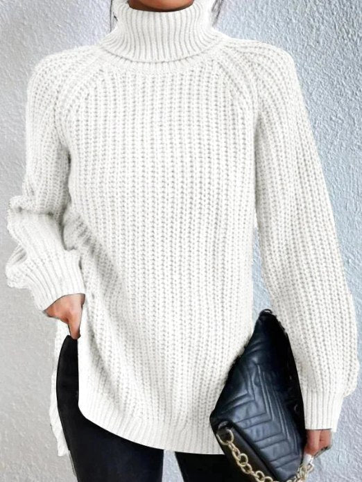 Women's Loose Fit Turtleneck Sweater – Winter Collection – BN