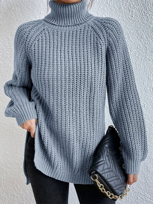 Women's Loose Fit Turtleneck Sweater – Winter Collection – BN
