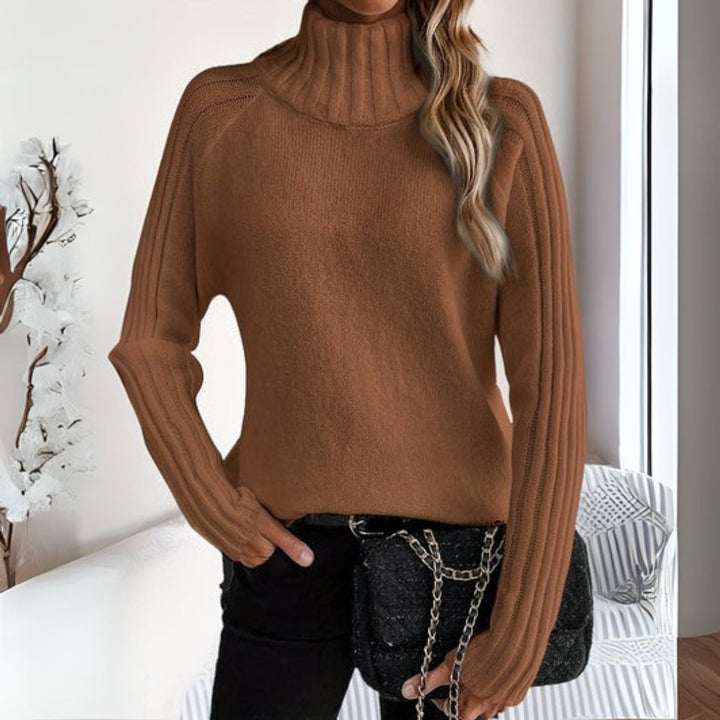 Women's Relaxed Fit Turtleneck Sweater – Winter Collection – BN