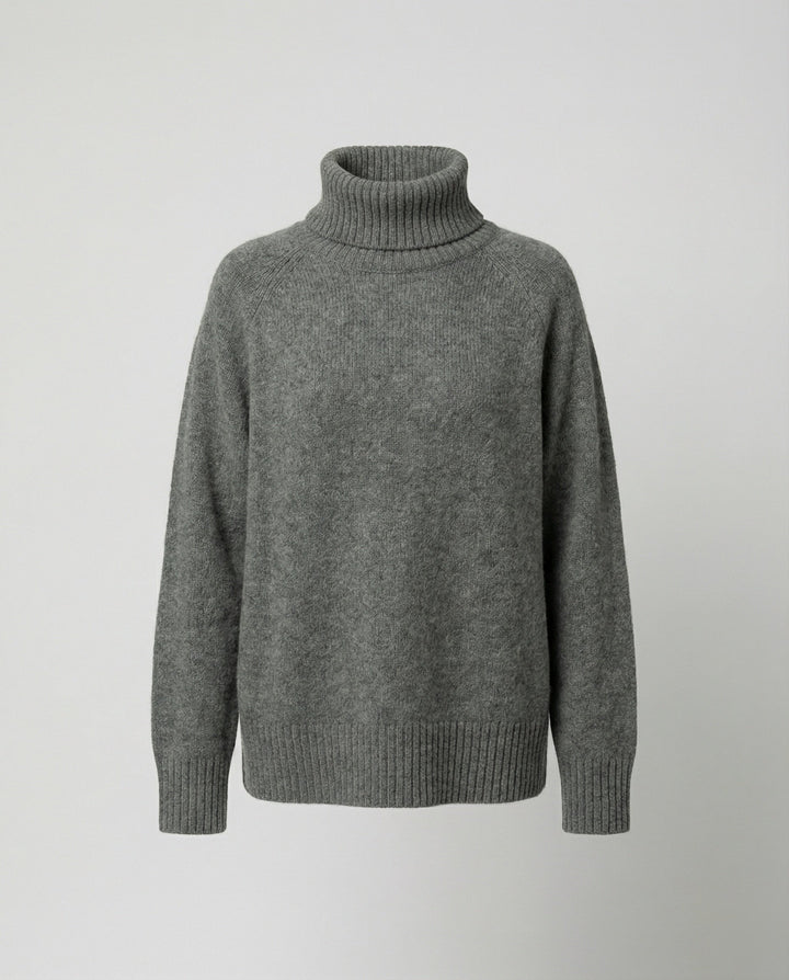 Women's Cozy Knitted Turtleneck - Casual Style - BN