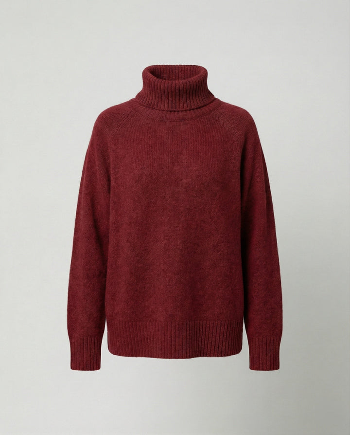 Women's Cozy Knitted Turtleneck - Casual Style - BN