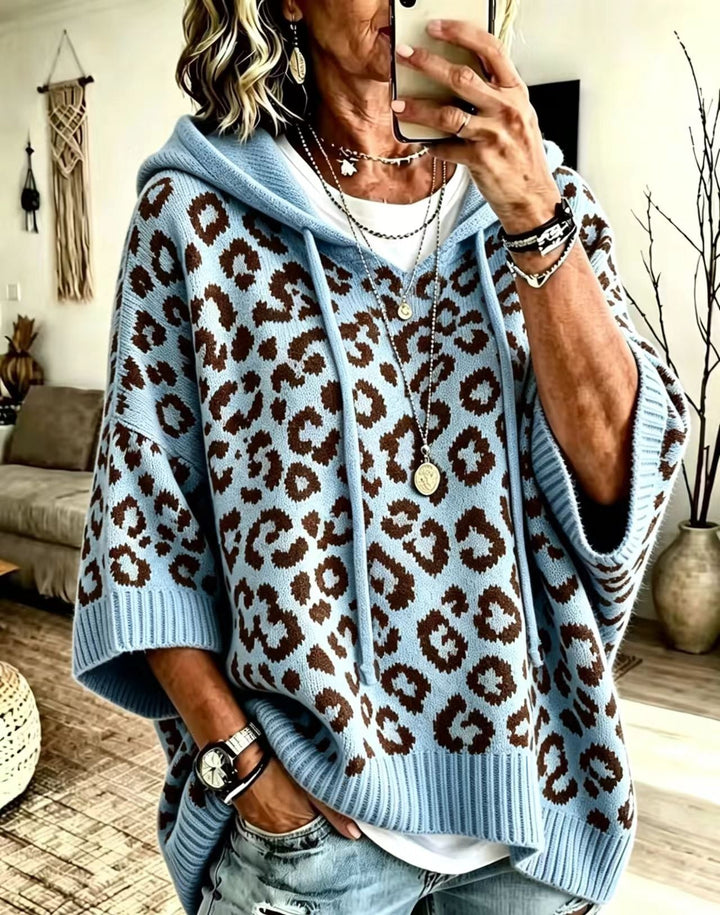 Women's Casual Leopard Print Hoodie – BN