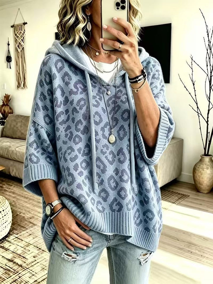 Women's Casual Leopard Print Hoodie – BN