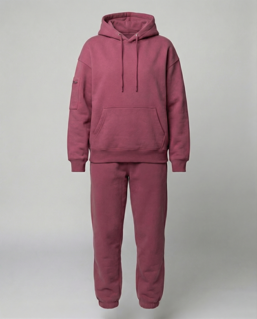 Women's Cotton Blend Travel Hoodie with Eye Mask – Casual Style – BN