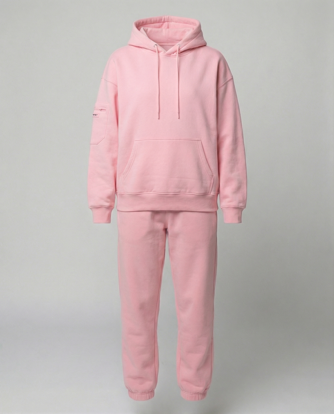 Women's Cotton Blend Travel Hoodie with Eye Mask – Casual Style – BN