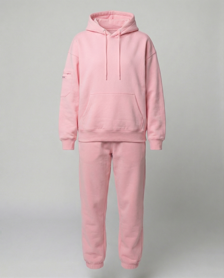 Women's Cotton Blend Travel Hoodie with Eye Mask – Casual Style – BN