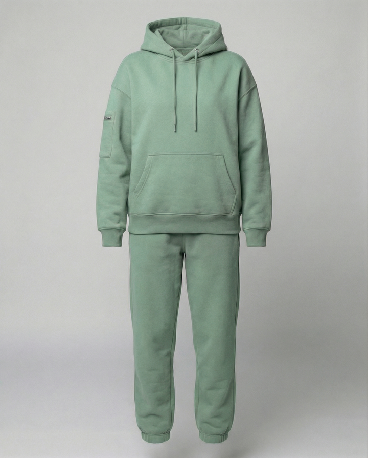 Women's Cotton Blend Travel Hoodie with Eye Mask – Casual Style – BN