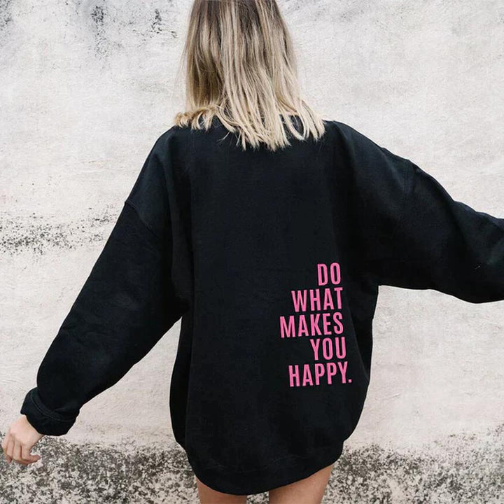 Women's Casual Relaxed Fit Fleece Hoodie with Thumbholes – BN