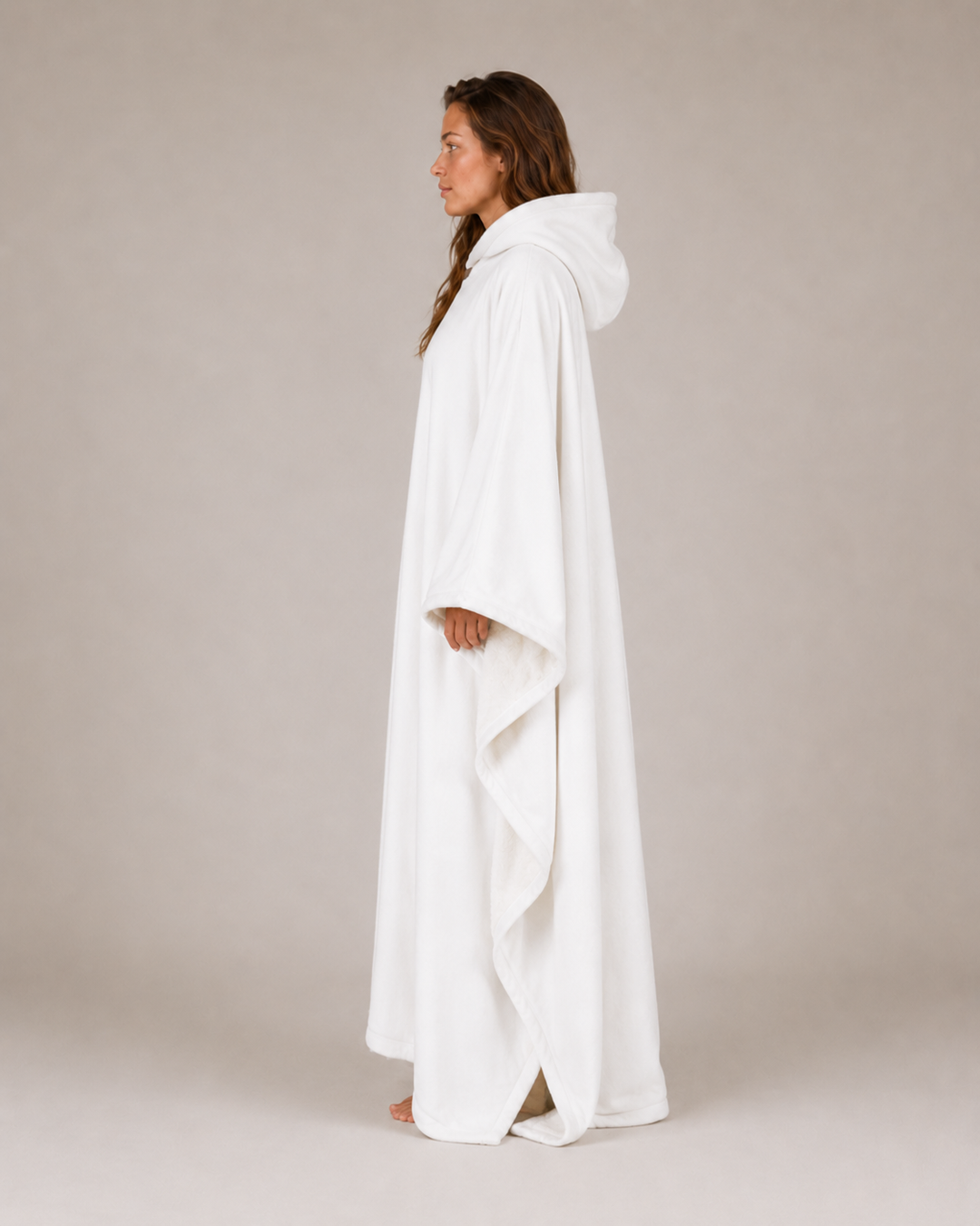 Women's Oversized Hooded Blanket - Long Winter Style - BN