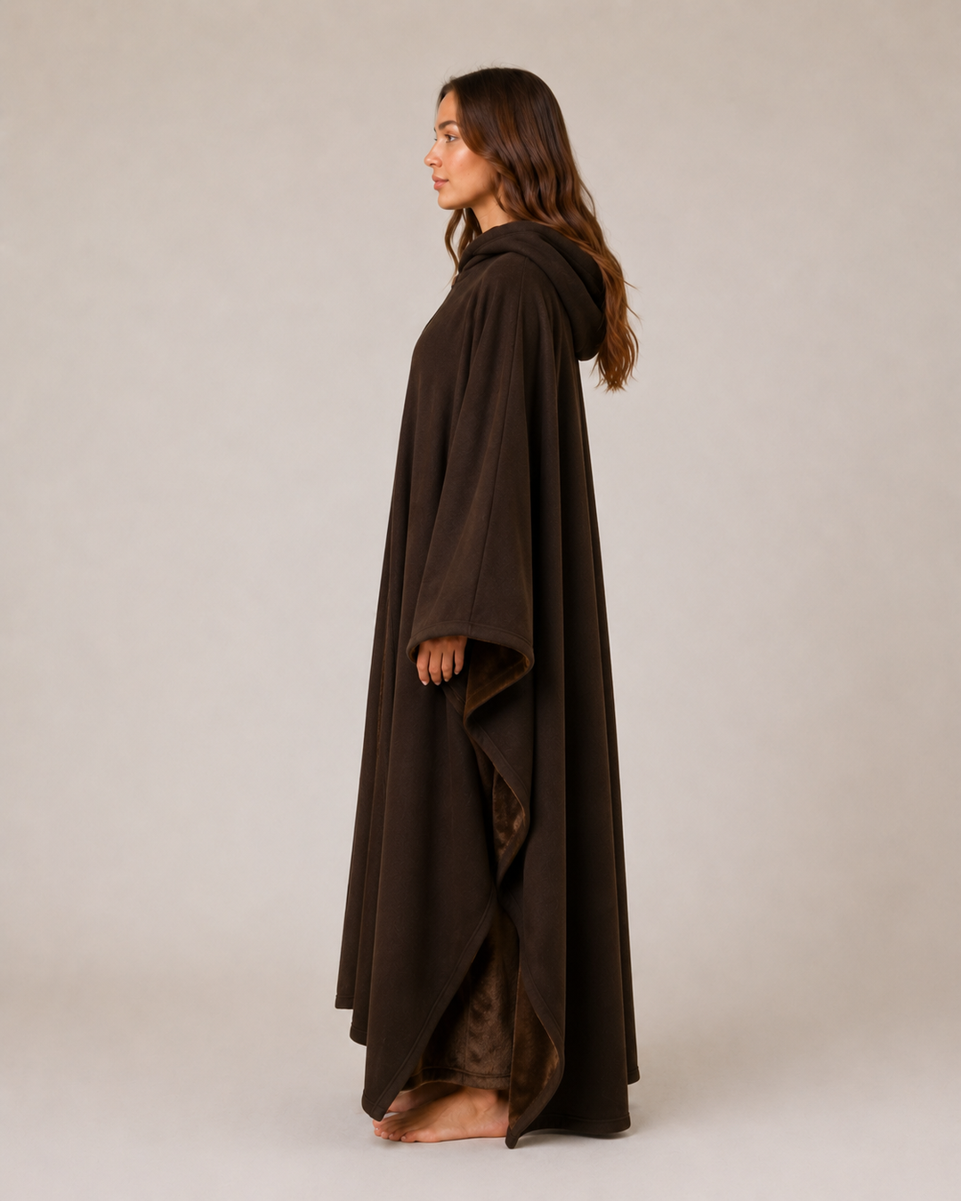 Women's Oversized Hooded Blanket - Long Winter Style - BN
