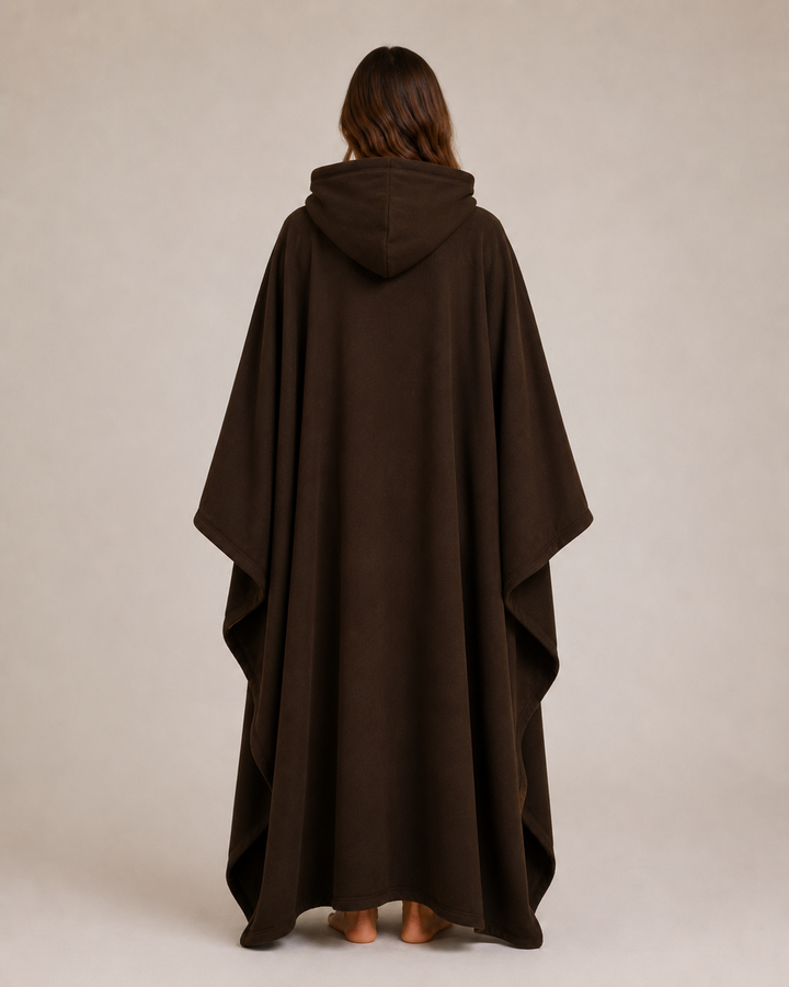 Women's Oversized Hooded Blanket - Long Winter Style - BN