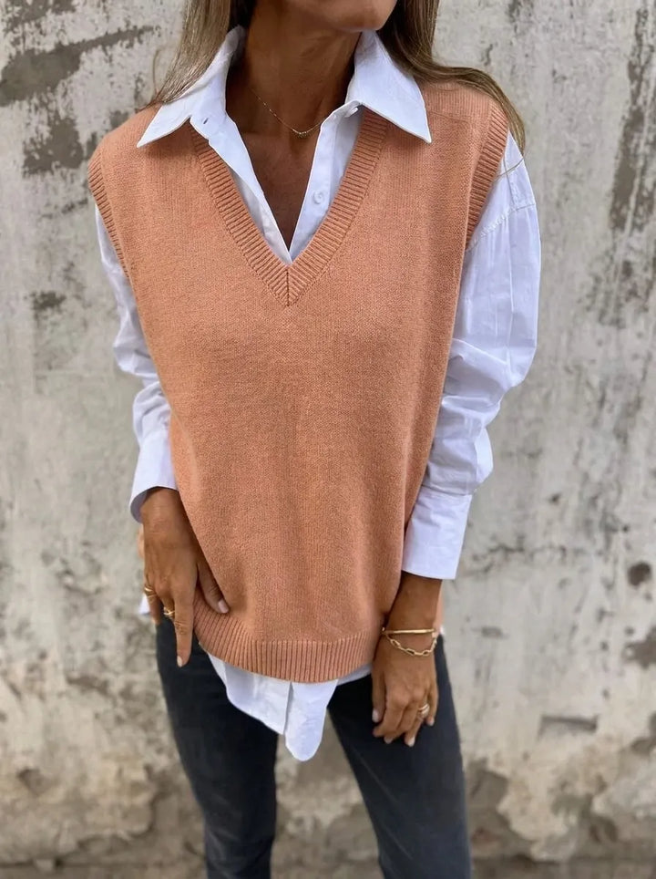 Spencer V-Neck Knit Sweater for Women – Perfect for the Office – BN