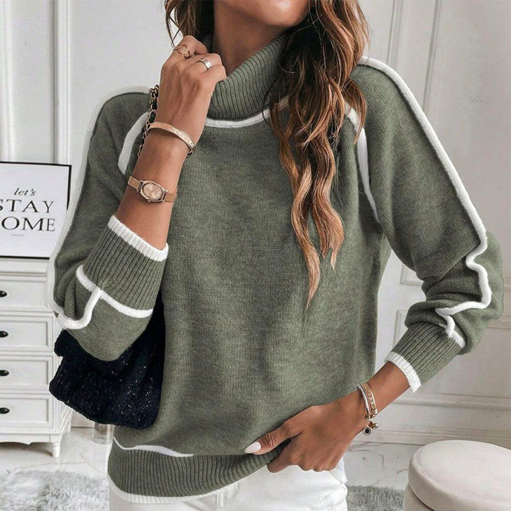 Women's Cozy Knitted Sweater – Winter Collection – BN