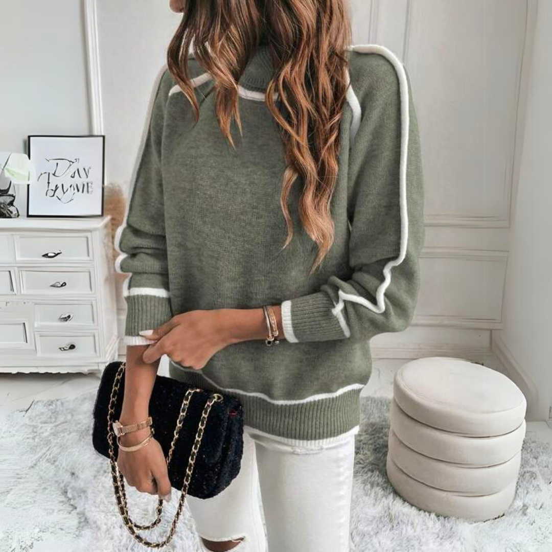 Women's Cozy Knitted Sweater – Winter Collection – BN