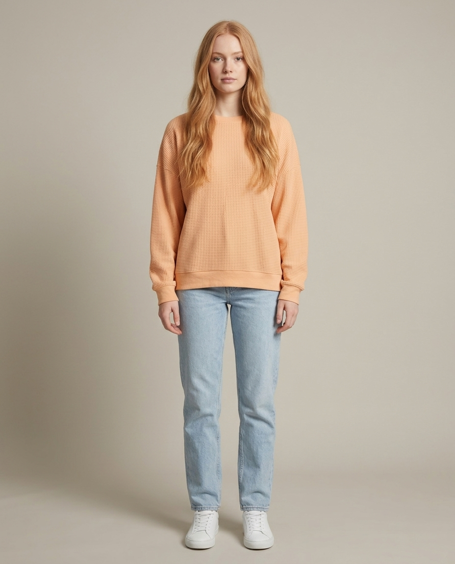 Women's Relaxed Fit Cotton Blend Sweater – Winter Collection – BN