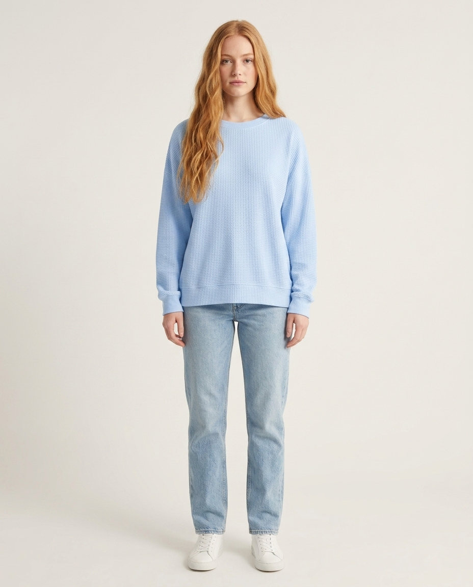 Women's Relaxed Fit Cotton Blend Sweater – Winter Collection – BN